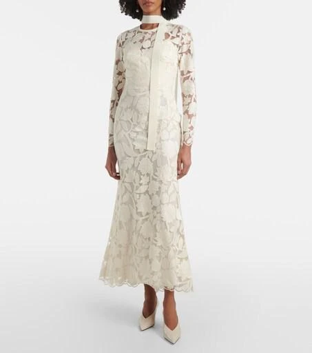 Floral embroidered tulle midi dress  On Sale Now with Up to 50% Off |  Discover Exclusive Deals & Savings at BeyondStyle  Authentic Elie Saab  m|n|women|o|clothing|e|cocktail|elie saab|w|designers|dresses with  Limited-Time Discounts, Free