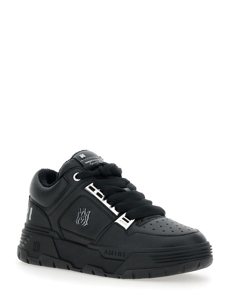 AMIRI Black Sneakers With Logo Patch On The Side And Logo Lettering On The Rear In Leather Man