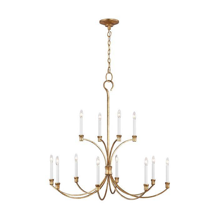 C&M by Chapman and Myers Chapman & Myers Westerly Large 12 Light Chandelier