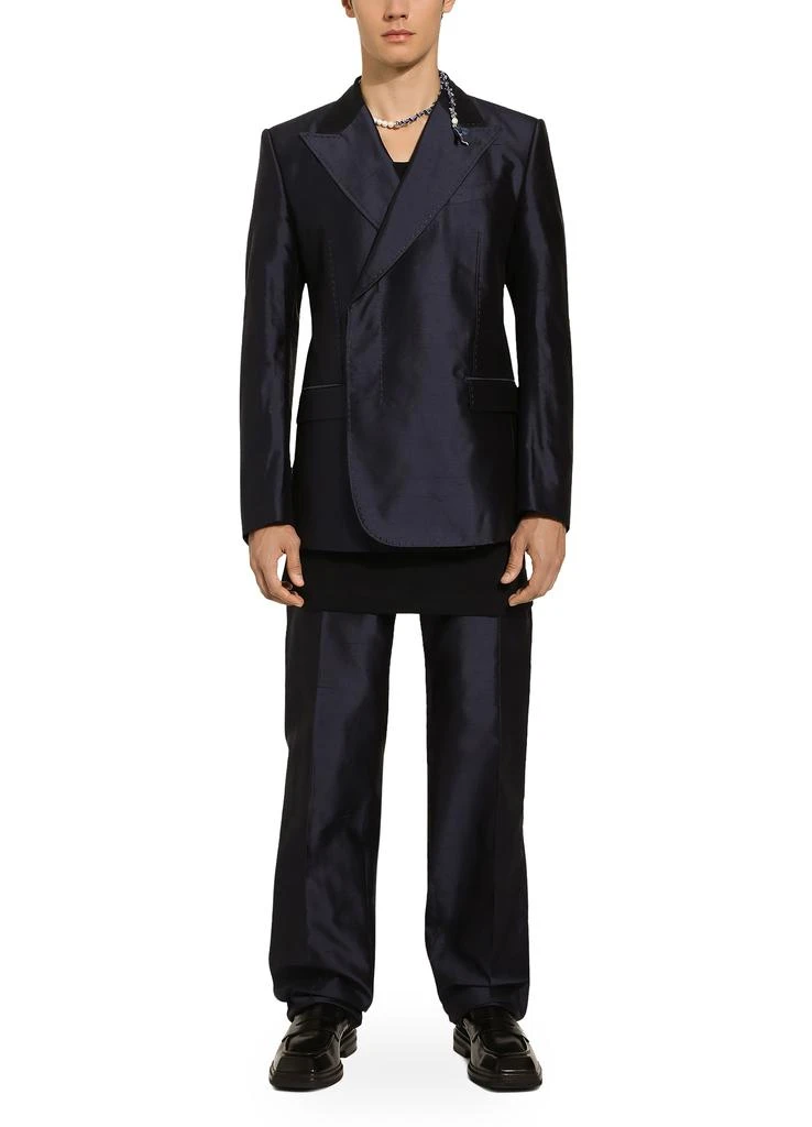 Dolce & Gabbana Tailored silk shantung pants 5