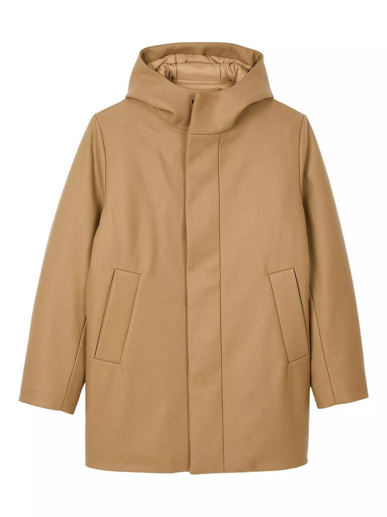 Sandro Hooded Wool Parka