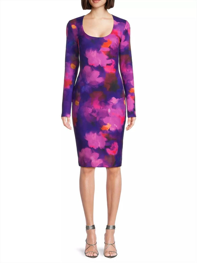 Black Halo Naylah Floral Sheath Dress 3