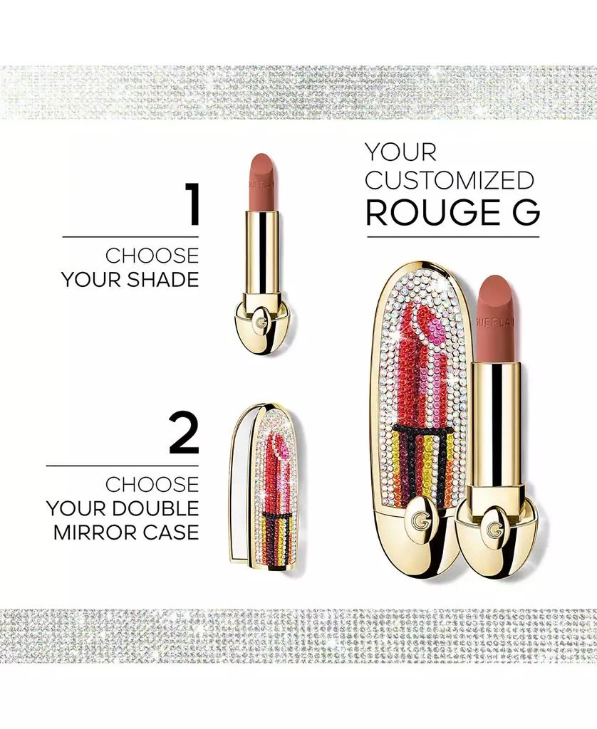 Guerlain Limited-Edition Rouge G Customizable Lipstick Case - Embrasse-Moi 2