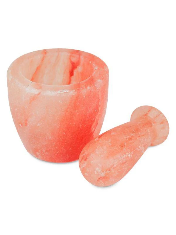 HIMALAYAN SECRETS Himalayan Salt Mortar & Pestle 1