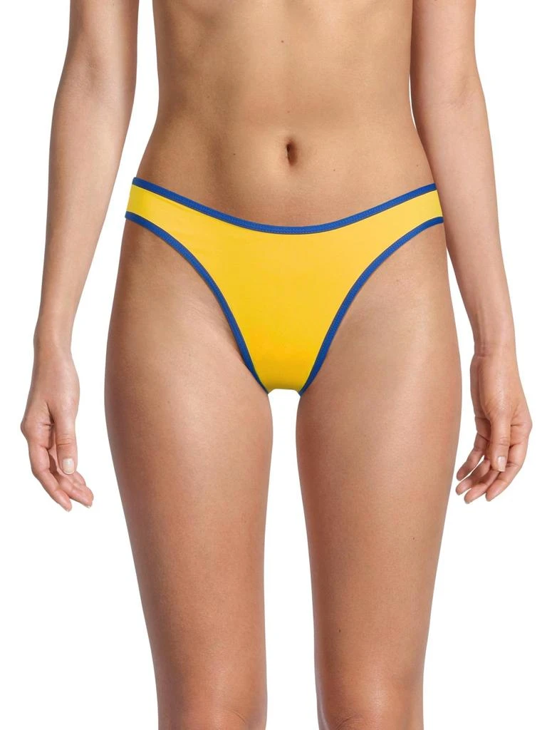 WeWoreWhat Contrast Trim Bikini Bottom