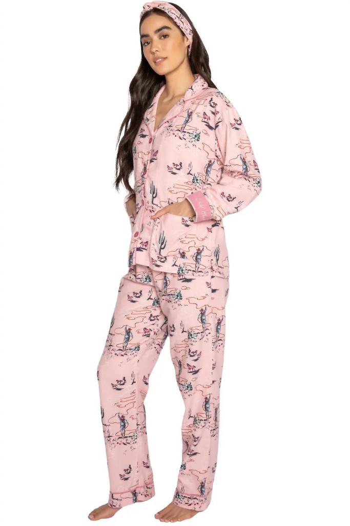 PJ Salvage Pj Salvage - Wild Heart Cowboy Flannels Pajama Set