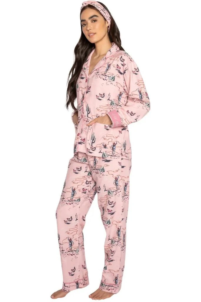 PJ Salvage Pj Salvage - Wild Heart Cowboy Flannels Pajama Set 1