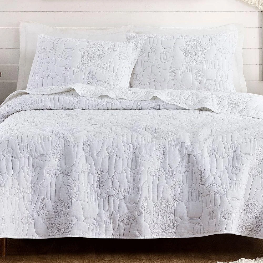 Justina Blakeney Hamsa Quilt Set, King 1