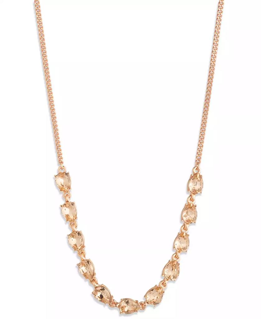 Givenchy Pear Glass Stone Extender Frontal Necklace