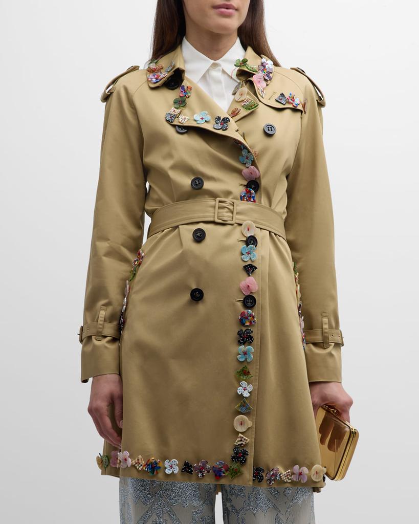 Libertine Button Town Belted Trench Coat