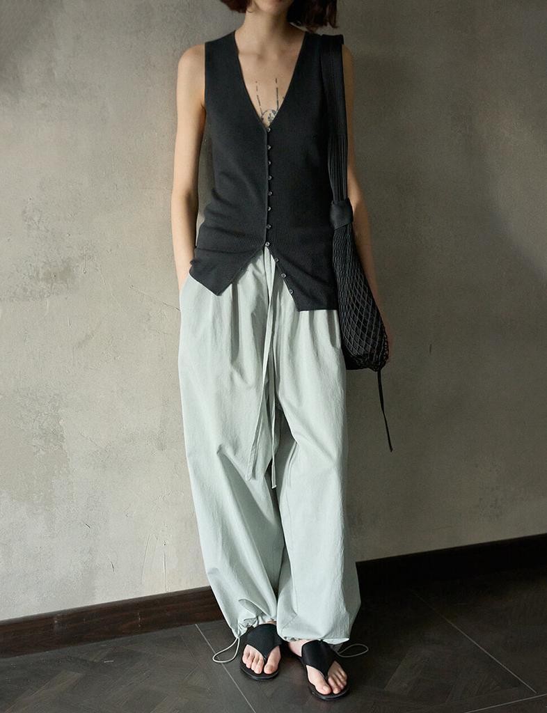 Pixie Market Grey Parachute Pants -PREORDER