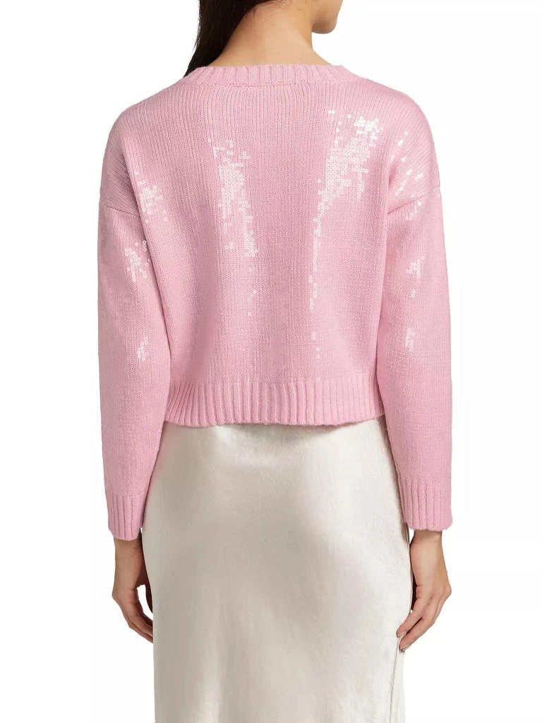 Design History Sequin Knit Button-Front Cardigan 5