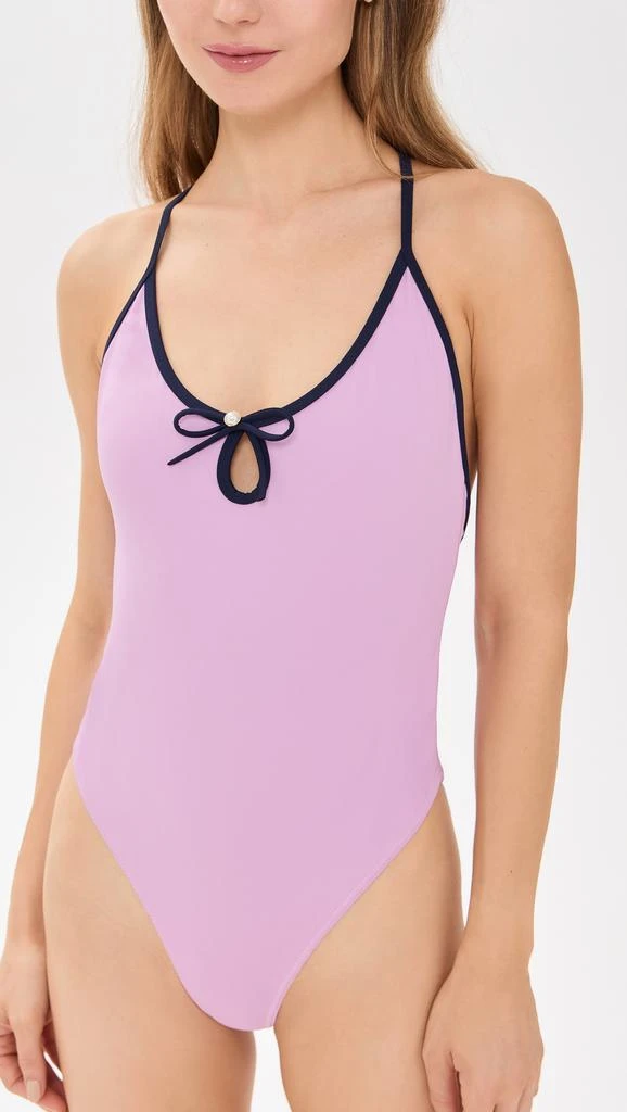 CAROLINE CONSTAS Gillian Keyhole One Piece 1