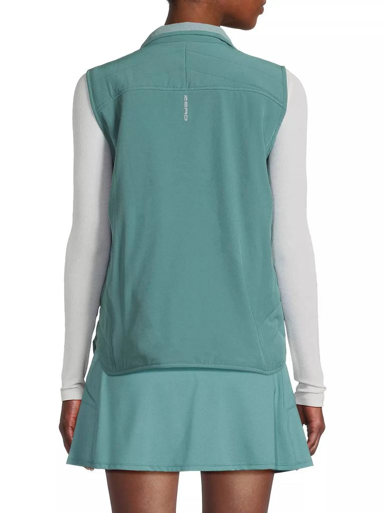 Zero Restriction Saige Quilted-Side Zip-Up Vest 5