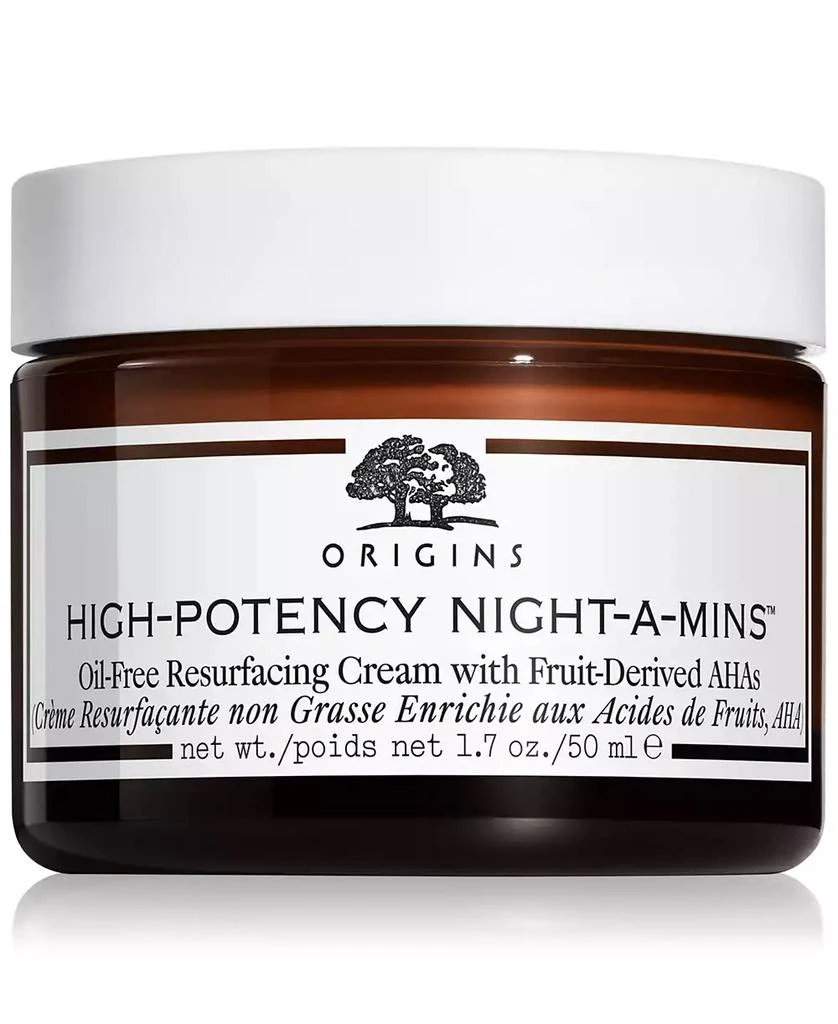 Origins High-Potency Night-A-Mins™ Resurfacing Oil-Free Cream with Fruit-Derived AHAs, 1.7 oz. 1