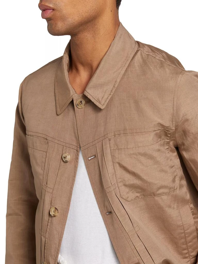 Brett Johnson Sedona Silk &amp; Linen-Blend Jacket 6