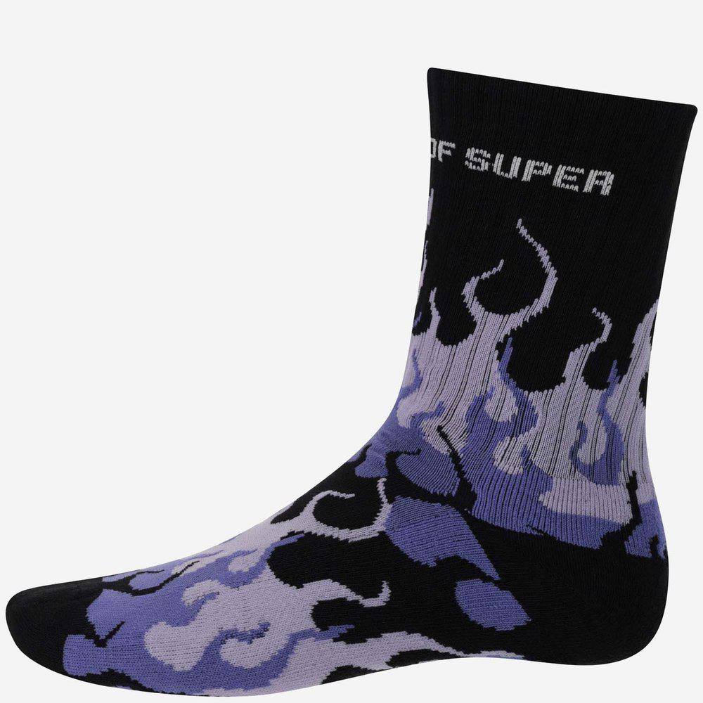 Vision of Super Vision Of Super Flame Pattern Socks