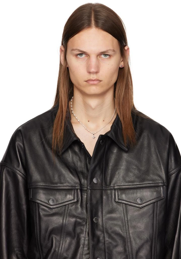 Stolen Girlfriends Club Silver Star Crossed Necklace 2