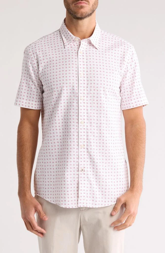 Shop Roan Ken Slim Fit Short Sleeve Button-Up Shirt on Sale at BeyondStyle   Get 74% Off Roan Ken Slim Fit Short Sleeve Button-Up Shirt with  Limited-Time Flash Deals, Exclusive Discounts, and