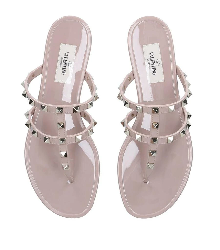 Valentino Rubber Rockstud Sandals 3