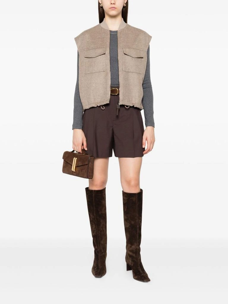 Brunello Cucinelli BRUNELLO CUCINELLI - Wool Zipped Vest 1