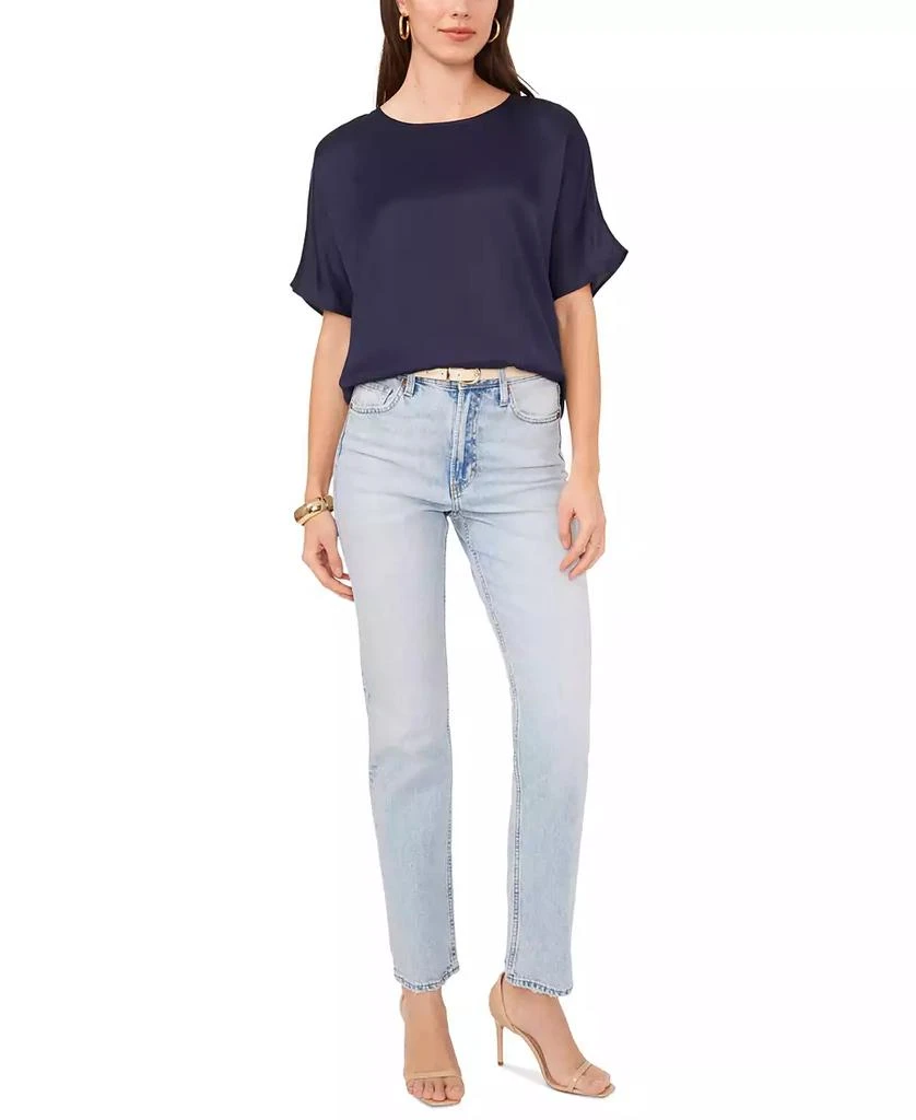 Vince Camuto Women's Satin Dolman-Sleeve Top 3