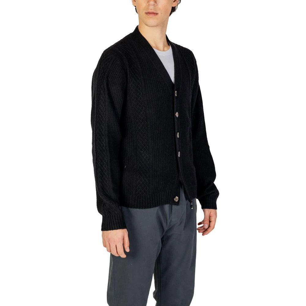 HAMAKI-HO Hamaki-Ho Black Polyester Cardigan 4