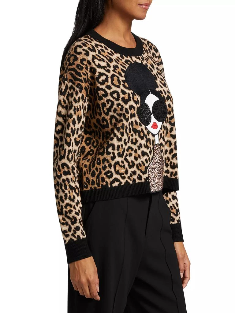 Alice + Olivia Gleeson Stace Face Sweater 4