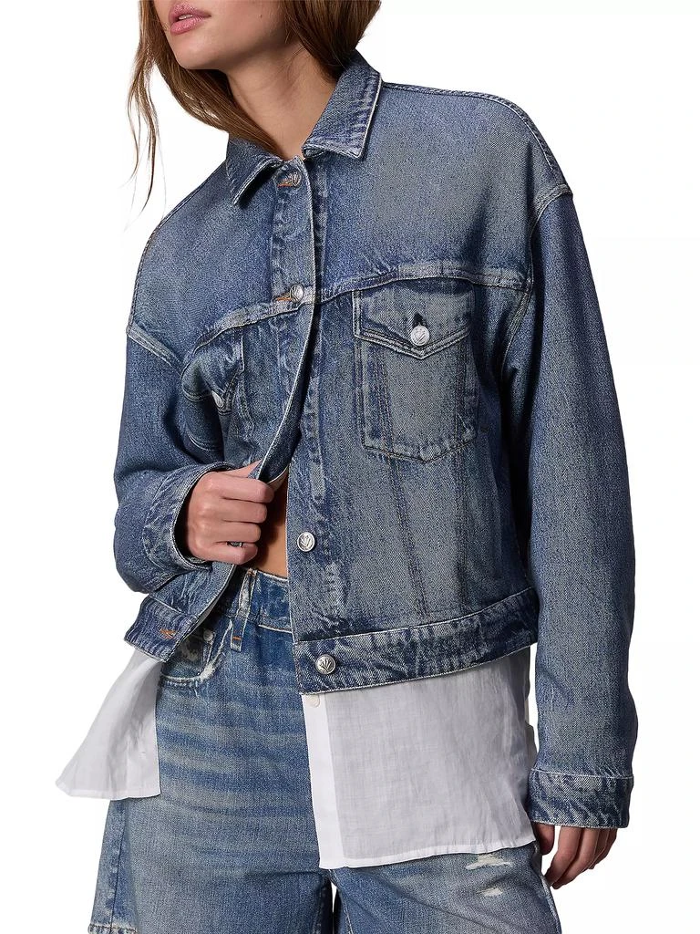 Rag & Bone Miramar Denim Trucker Jacket 6