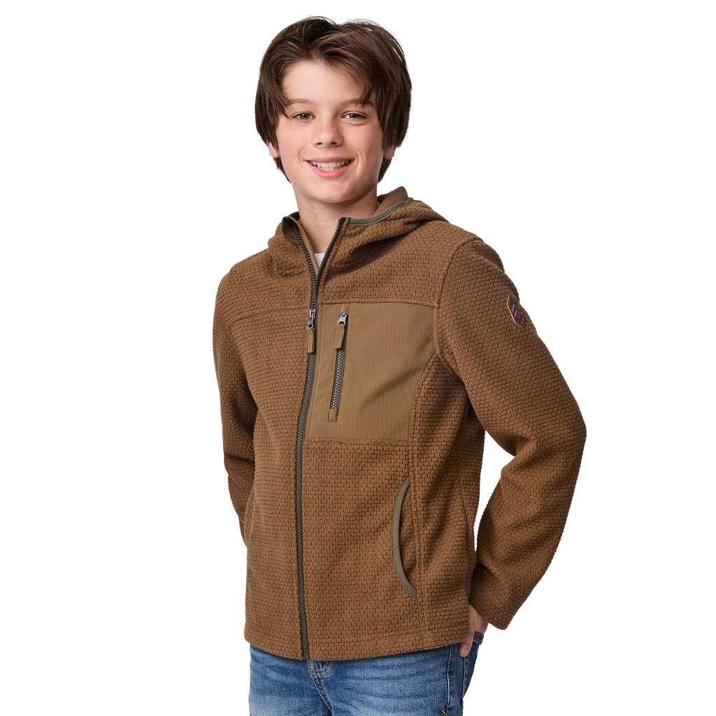 Free Country Boys' Brick Fleece Hoodie Jacket 13
