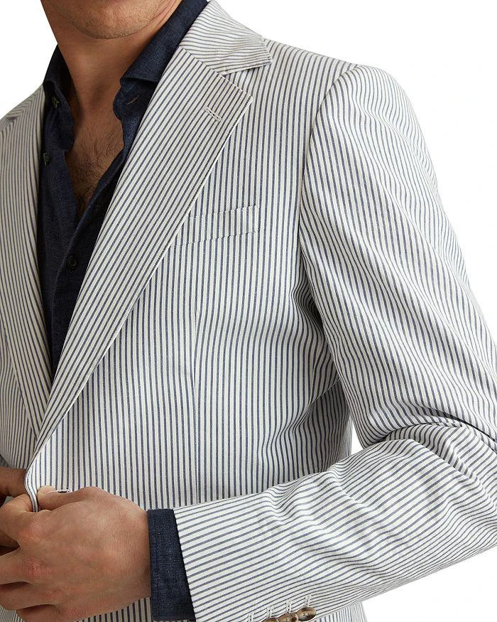 REISS Barr Slim Fit Striped Suit Jacket 4