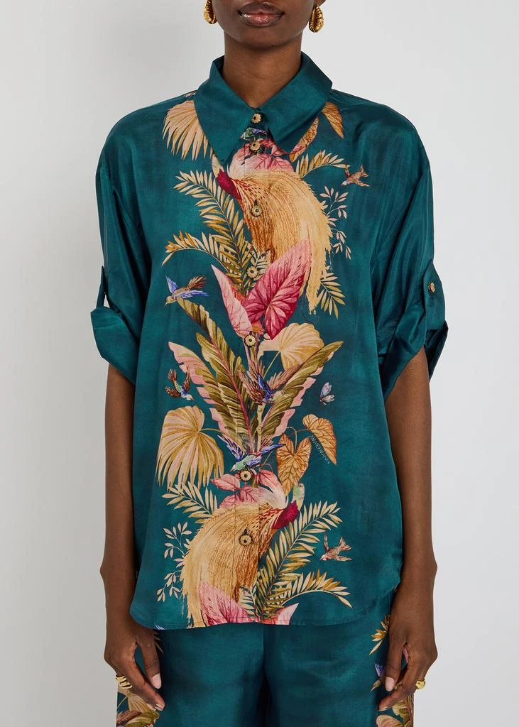 Zimmermann Ascension Relaxed printed silk shirt 2