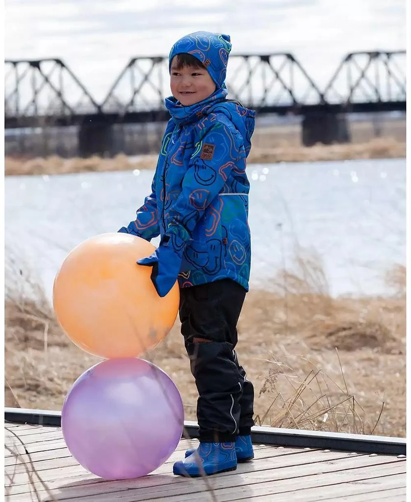 Deux par Deux Toddler Boys Boys  Mid-Season Two-Piece Outerwear Set with Printed Smileys 2