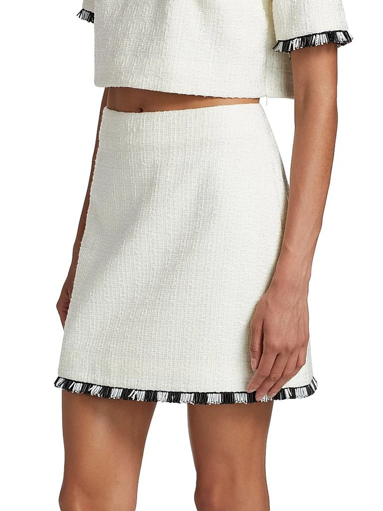 Milly Beaded Fringe Miniskirt 4