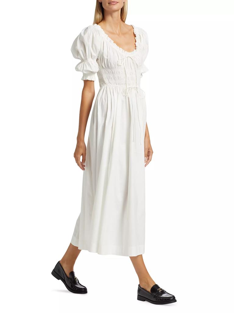 DÔEN Ischia Puff-Sleeve Dress