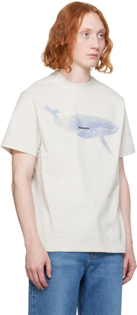 ADER error Beige Graphic T-Shirt 2