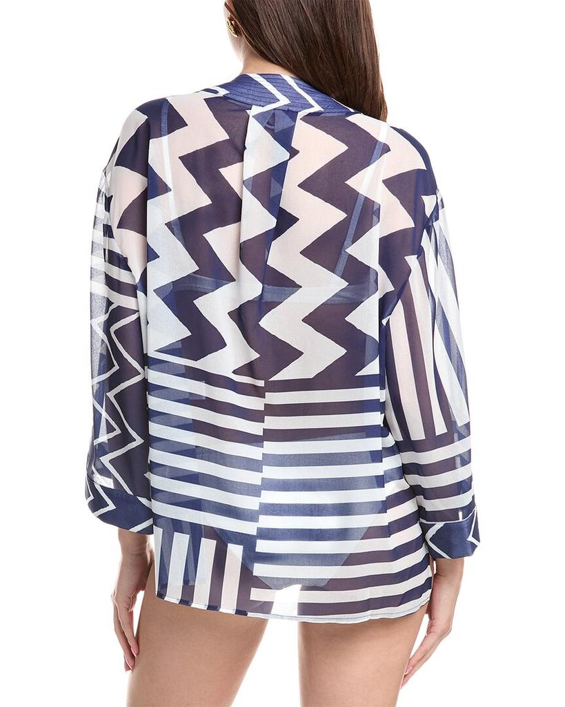 Milly Milly Patchwork Chevron Top