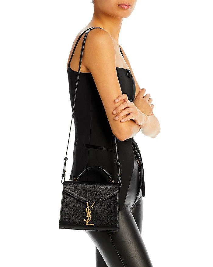Yves Saint Laurent Cassandra Mini Top Handle Bag 2