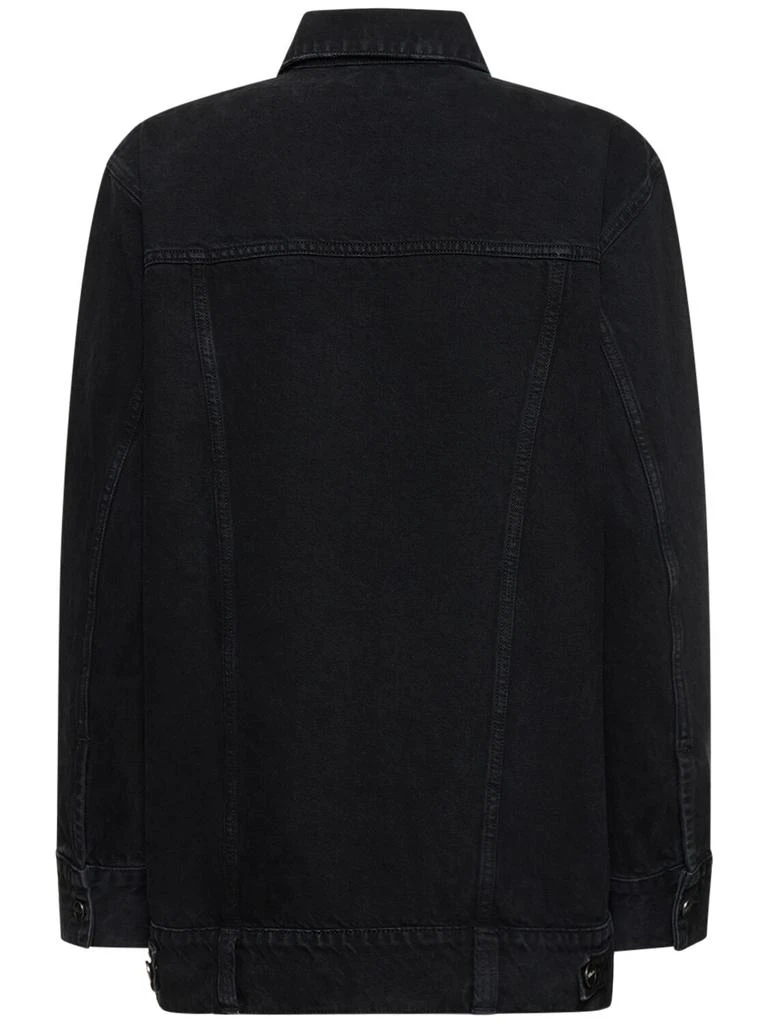 Khaite Ross Cotton Denim Jacket 4