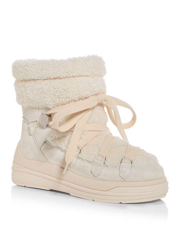 Moncler Women's Insolux Faux Fur Trim Snow Boots