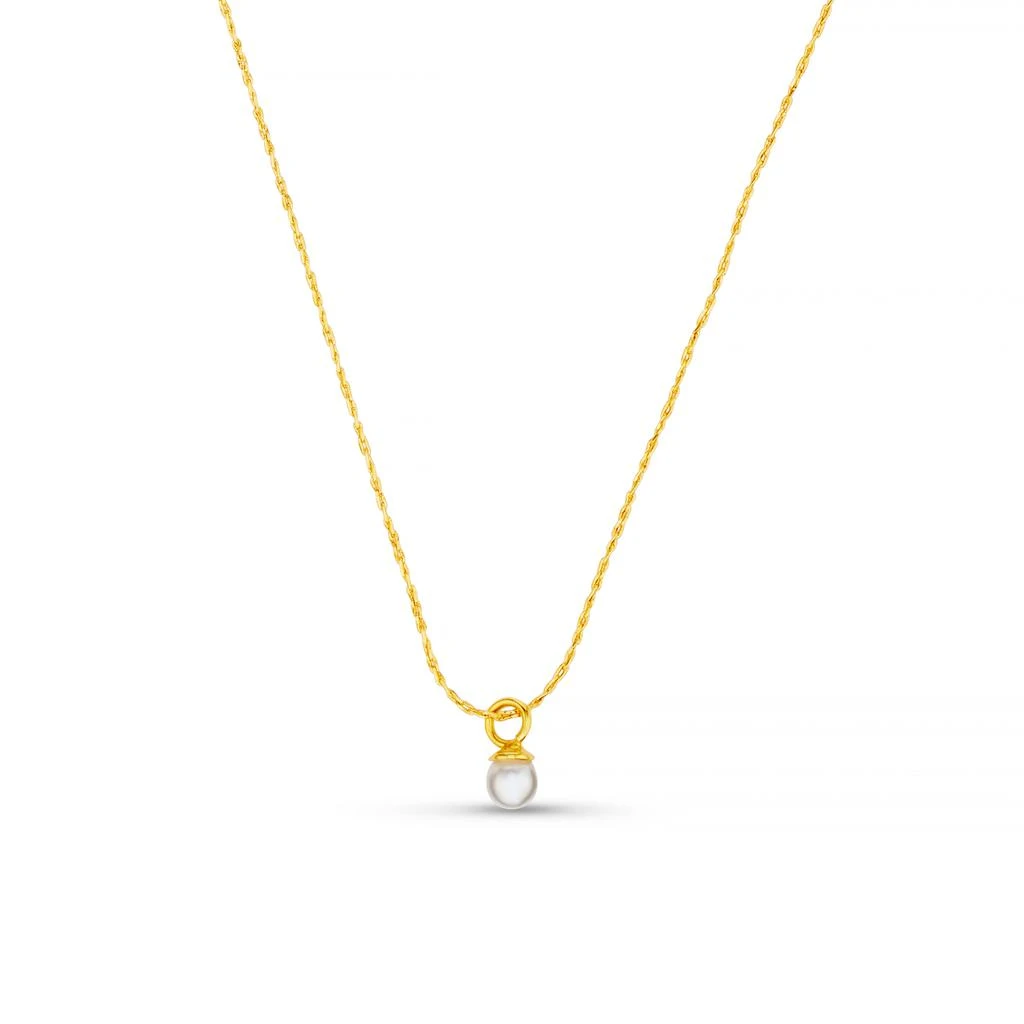 Orelia London Fine Micro Pearl Collar Necklace