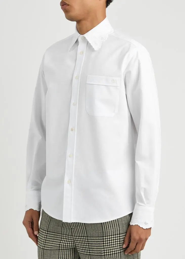 Valentino Broderie-anglaise cotton shirt 2