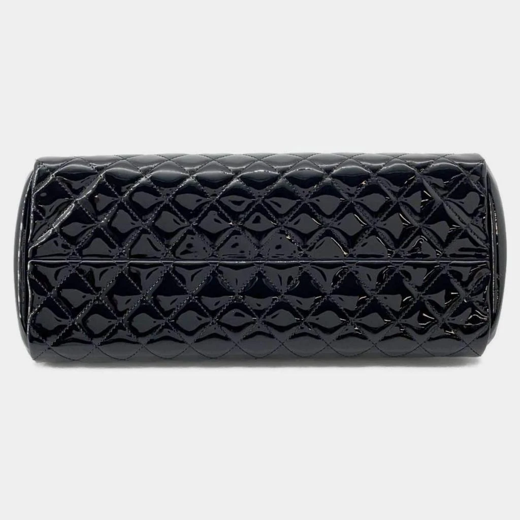 Chanel Chanel Black Patent Mademoiselle Bowling Chain Shoulder Bag 8