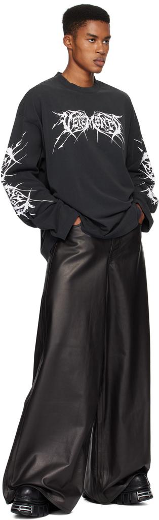 Black Death Metal Longsleeve T-shirt – On Sale Now with Up to 45