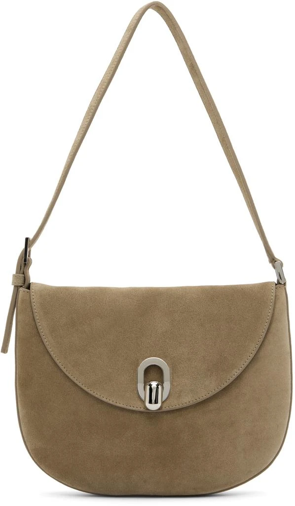 SAVETTE Taupe Small Tondo Bag 1