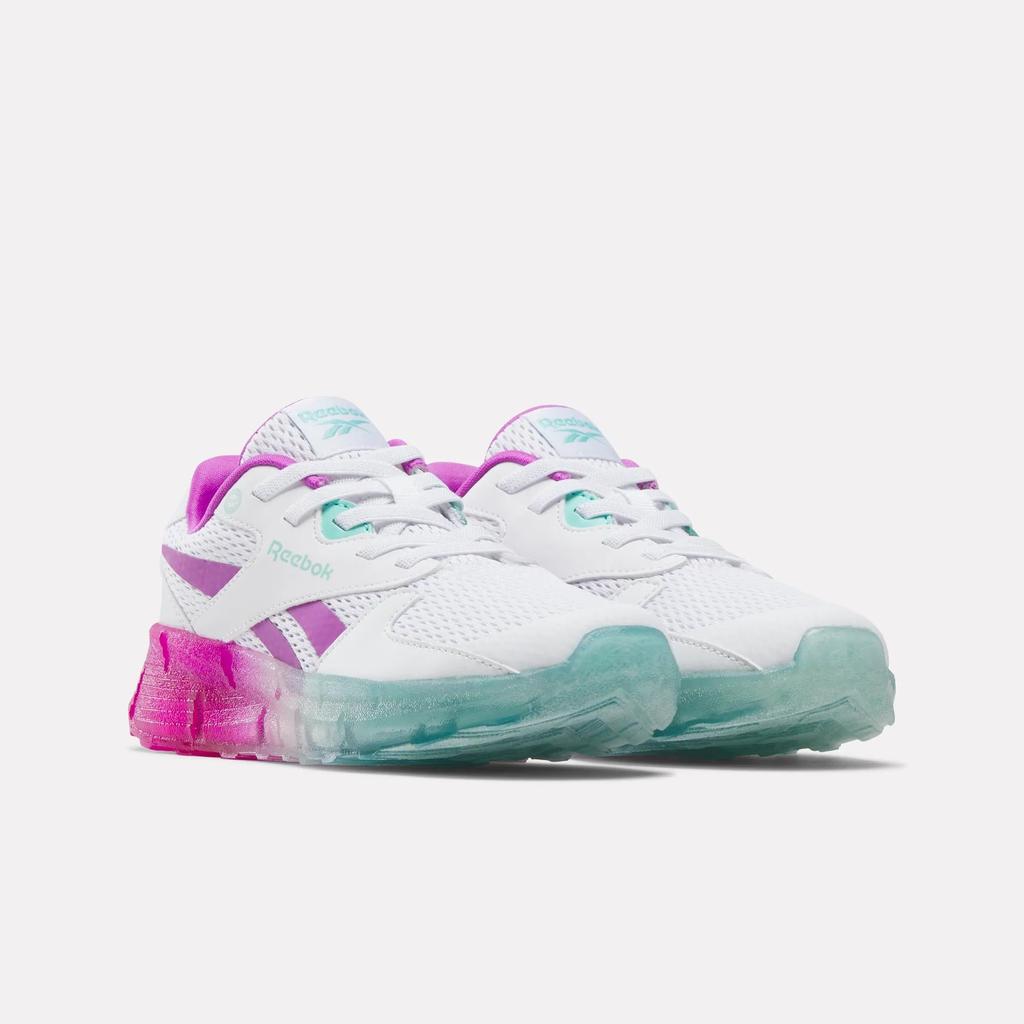 Reebok Zig N Glow 2 Elastic Lace Little Girl's Shoes