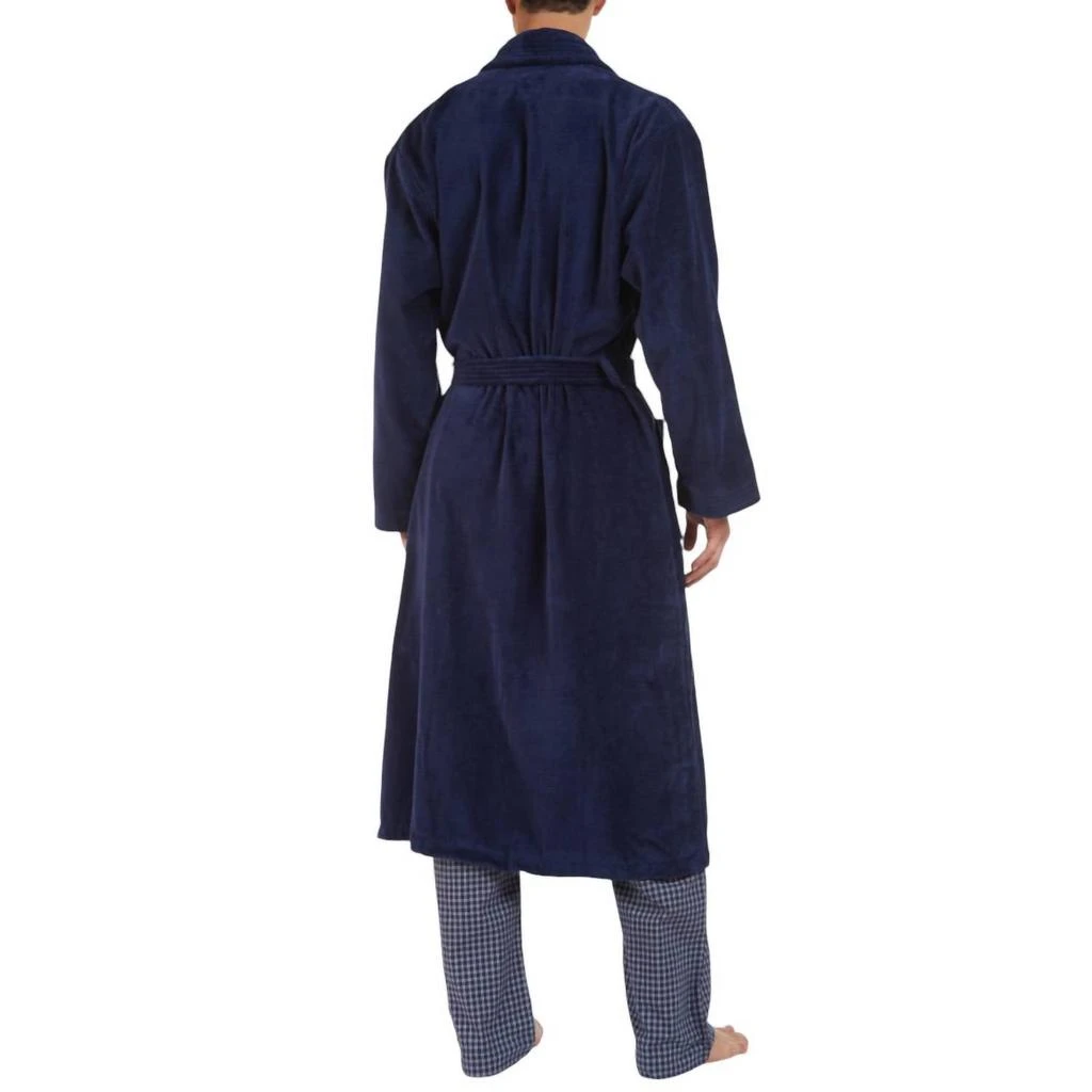 Derek Rose Men's Triton Terry Cotton Bathrobe 3
