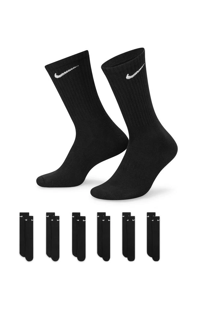 NIKE Kids
 6-Pack Everyday Cushioned Training Crew Socks 5