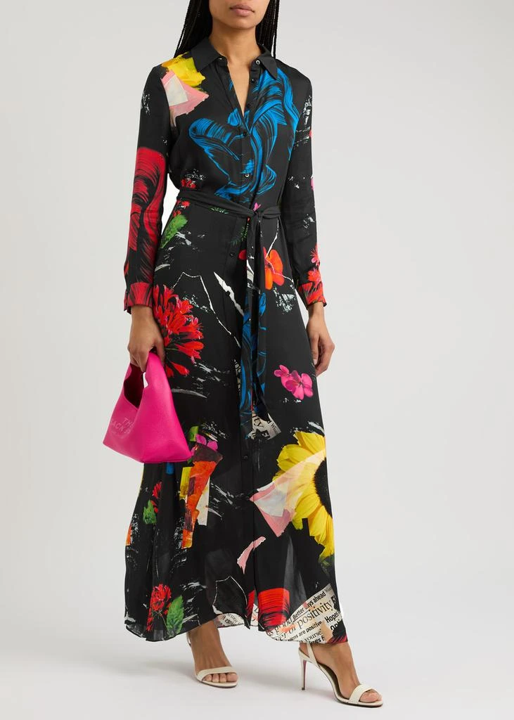 Alice + Olivia Chassidy printed maxi shirt dress 4