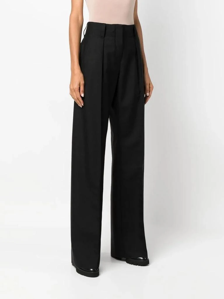 Salvatore Ferragamo Ferragamo High-Waisted Wide-Leg Trousers 3